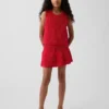 Jupe-short à volants en crochet pour enfants