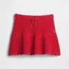 Jupe-short à volants en crochet pour enfants