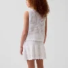 Jupe-short à volants en crochet pour enfants