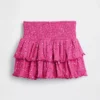 Jupe-short à volants en maille froissée pour enfant