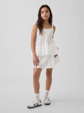 Jupe-short à volants pour enfants