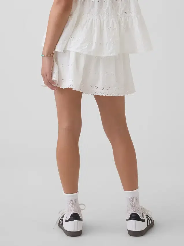 Jupe-short à volants pour enfants