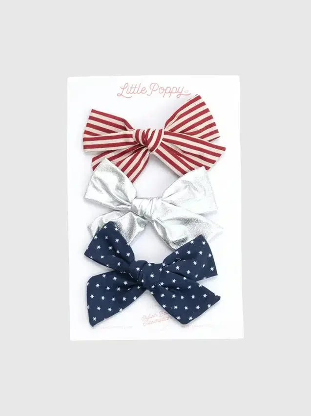 L'ensemble de barrettes à nœud Lauren