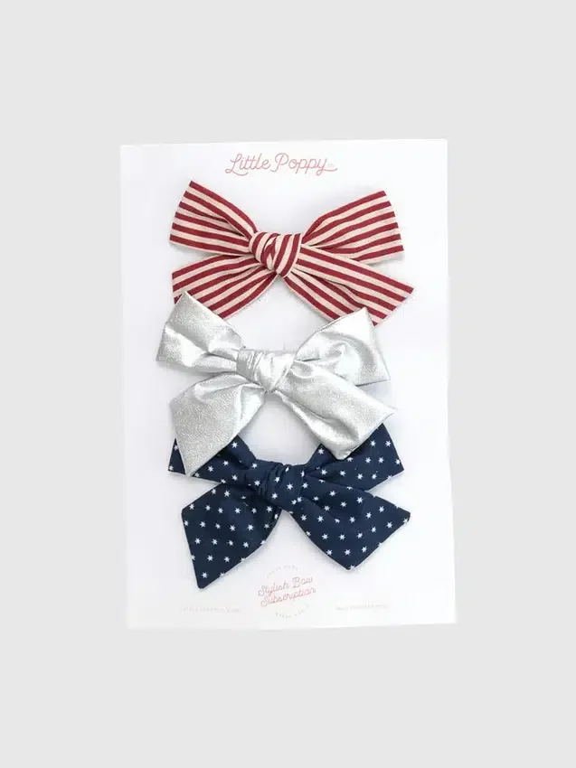 L'ensemble de barrettes à nœud Lauren