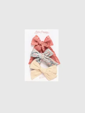 Le lot de barrettes à nœud Adaline