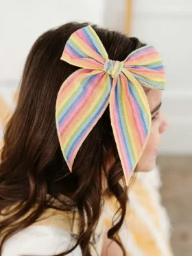 Le lot de barrettes à nœud Nora