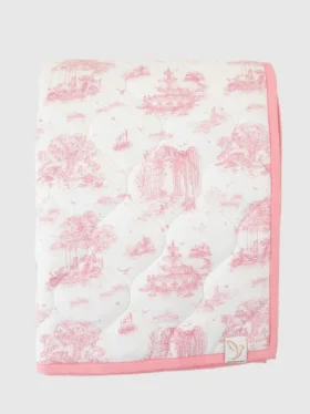 Le tapis de jeu matelassé « Gilded Bird Spring Toile »
