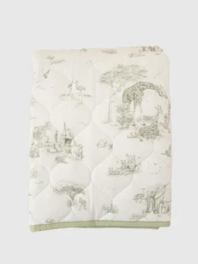 Le tapis de jeu matelassé « Safari Toile » de The Gilded Bird
