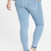 Legging de maternité à panneau intégral et effet usé