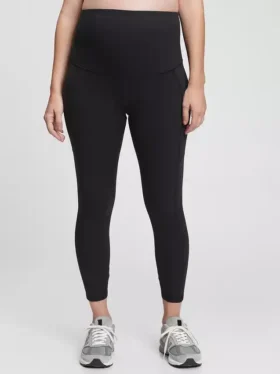 Legging de maternité « Recycled Power » à panneau intégral, longueur 7/8