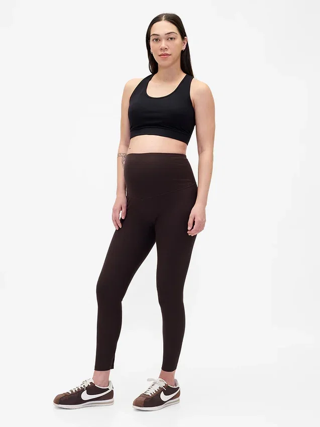 Leggings de maternité de tous les jours avec panneau intégral