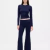 Leggings de pyjama modernes à taille rabattable
