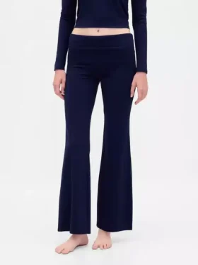 Leggings de pyjama modernes à taille rabattable