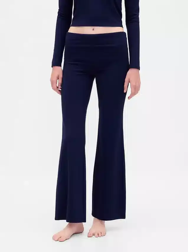 Leggings de pyjama modernes à taille rabattable