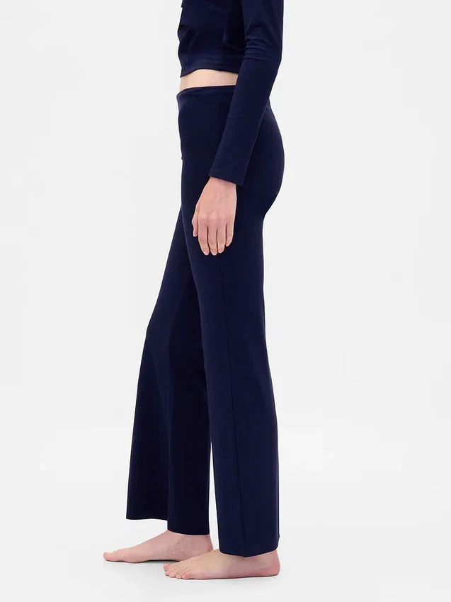 Leggings de pyjama modernes à taille rabattable