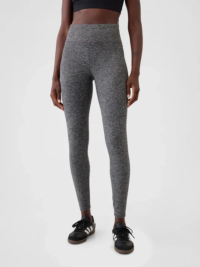 Leggings en jersey GapFit Smooth à taille haute