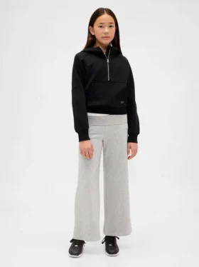 Leggings à jambes larges et taille rabattable pour enfants