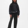 Leggings à jambes larges et taille rabattable pour enfants
