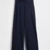 Leggings à jambes larges et taille rabattable pour enfants
