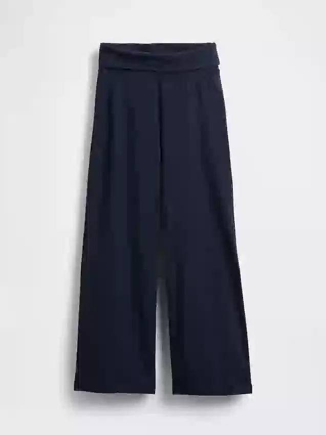 Leggings à jambes larges et taille rabattable pour enfants