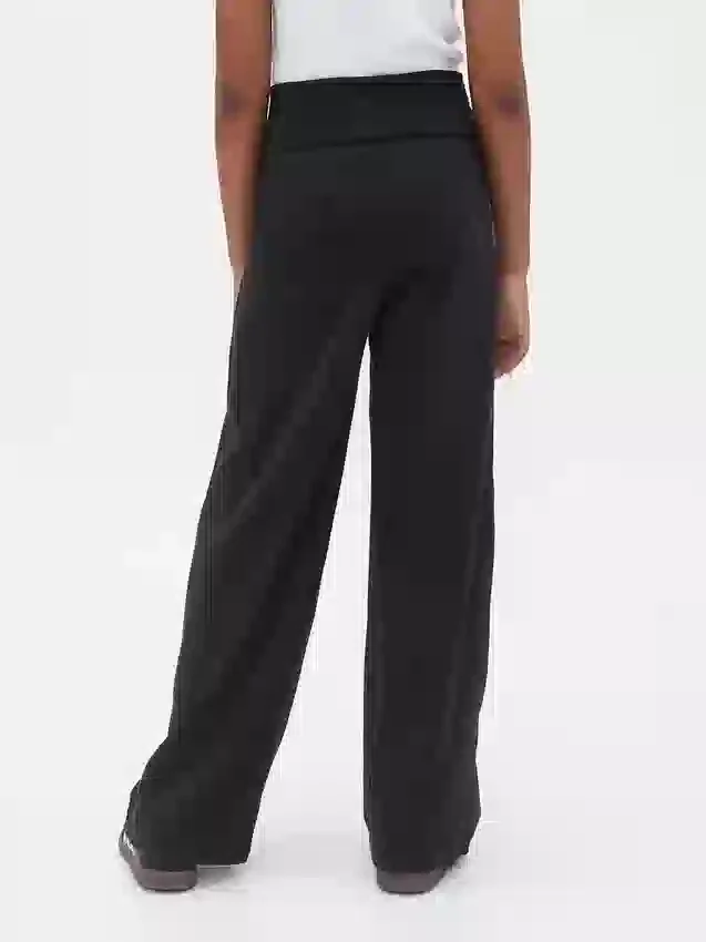 Leggings à jambes larges et taille rabattable pour enfants