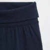 Leggings à jambes larges et taille rabattable pour enfants