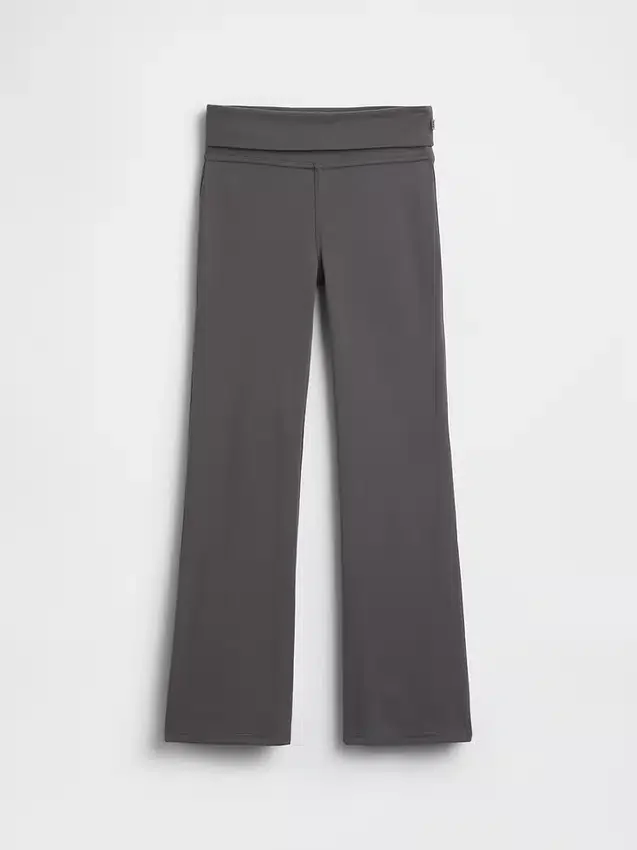 Leggings évasés à taille repliable pour enfants