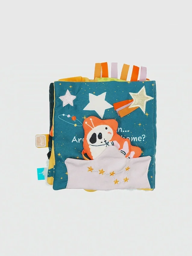 Livre d'activités souple et froissé « Little Rocket Finds Home »
