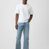 Loose Jeans bootcut ample
