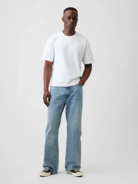 Loose Jeans bootcut ample