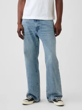 Loose Jeans bootcut ample