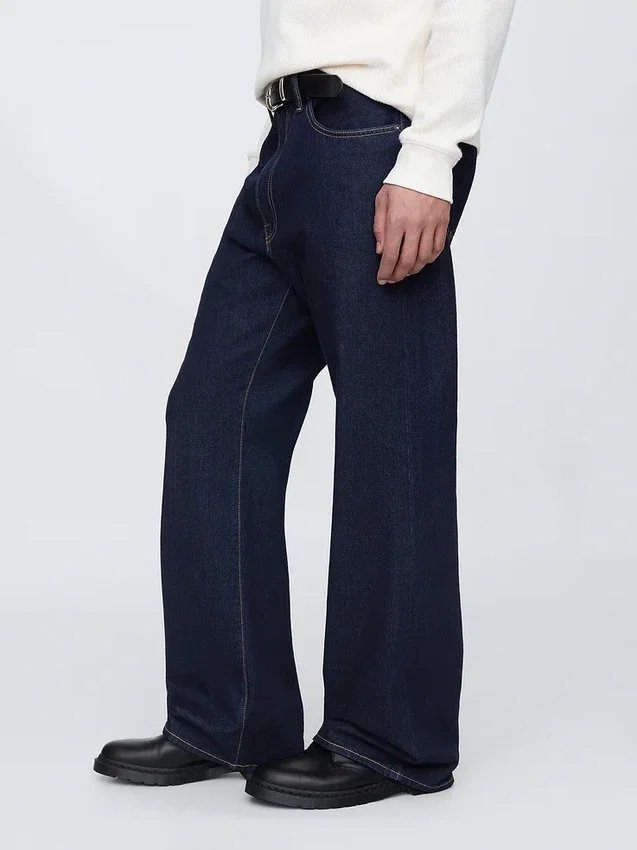 Loose Jeans bootcut ample