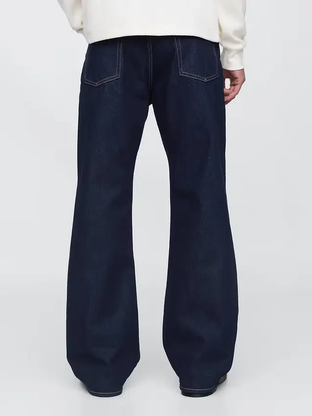 Loose Jeans bootcut ample