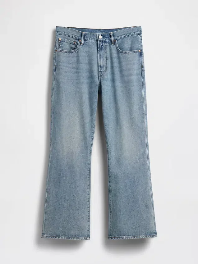 Loose Jeans bootcut ample
