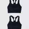 Lot de 2 brassières de sport de maternité sans coutures Ingrid and Isabel Basics