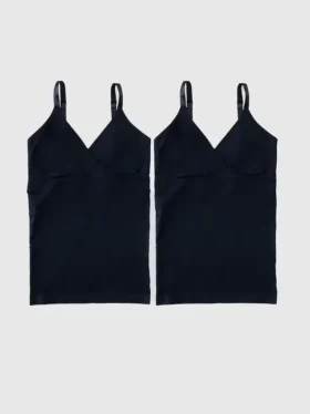 Lot de 2 caracos de maternité sans coutures à encolure croisée Ingrid et Isabel Basics