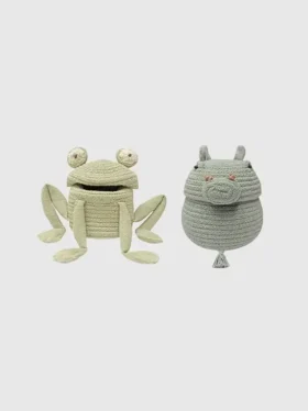 Lot de 2 mini-paniers « Fred » et « Henry » de Lorena Canals