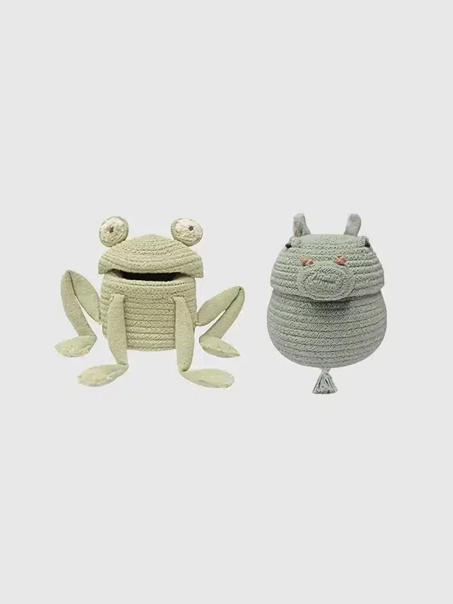 Lot de 2 mini-paniers « Fred » et « Henry » de Lorena Canals