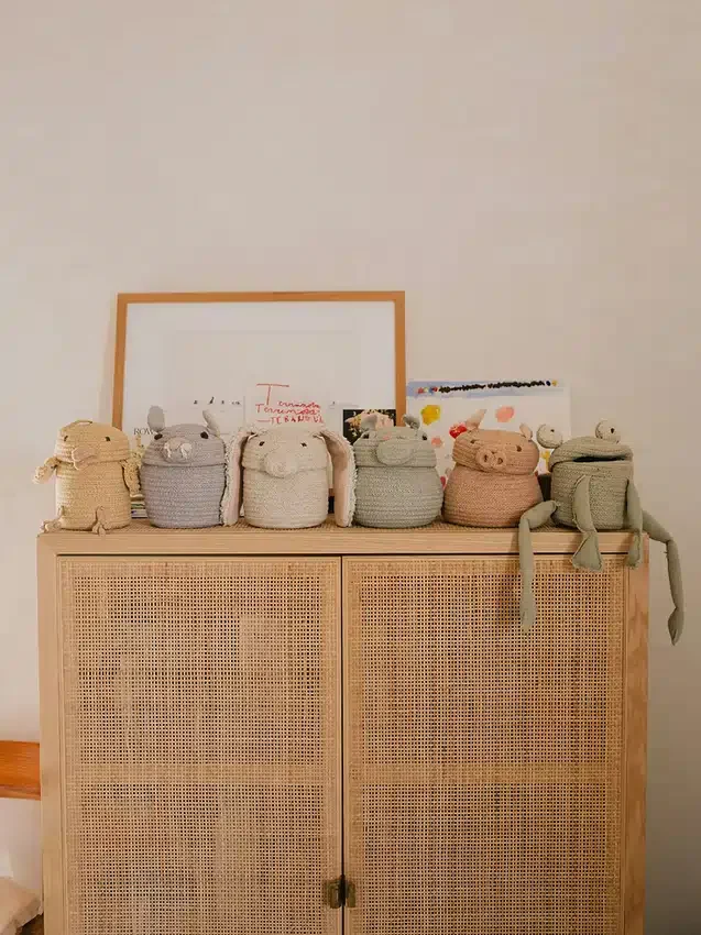 Lot de 2 mini-paniers « Fred » et « Henry » de Lorena Canals