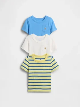 Lot de 3 T-shirts à poche « Mix & Match » pour Bébé & Enfant