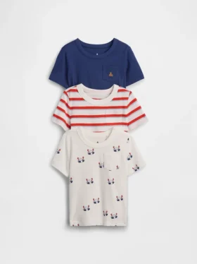 Lot de 3 T-shirts à poche « Mix & Match » pour Bébé & Enfant
