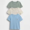 Lot de 3 T-shirts à poche « Mix & Match » pour Bébé & Enfant