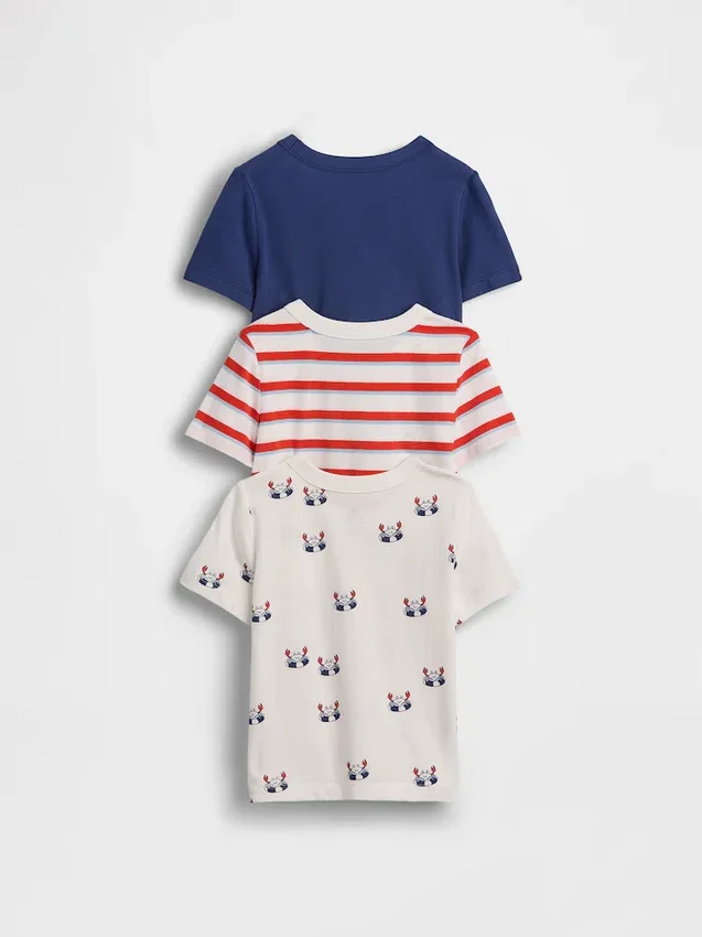 Lot de 3 T-shirts à poche « Mix & Match » pour Bébé & Enfant