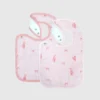 Lot de bavoirs « Petite ballerine » en bambou