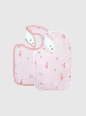 Lot de bavoirs « Petite ballerine » en bambou