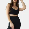 Lot de deux leggings et shorts de cyclisme post-partum Ingrid et Isabel
