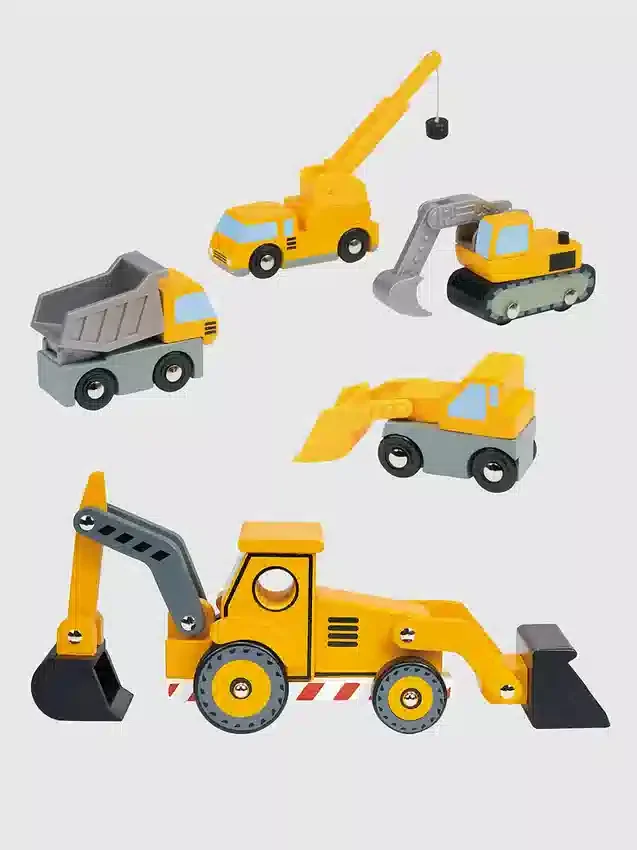 Lot de jouets « Véhicules de chantier » pour tout-petits