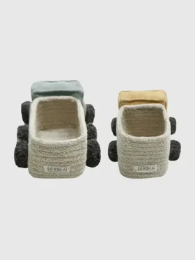 Lot de mini-paniers de rangement en forme de camions de Lorena Canals
