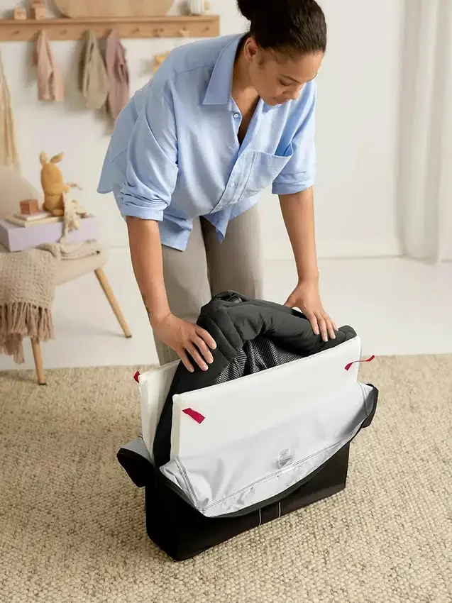 Lot lit de voyage Babybjorn Light et drap-housse