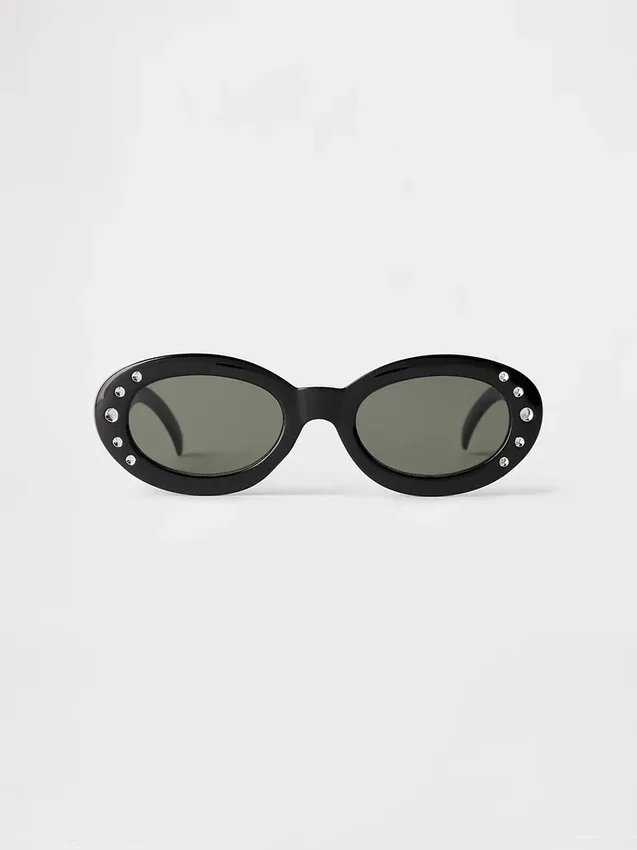 Lunettes de soleil ovales rétro pour enfants